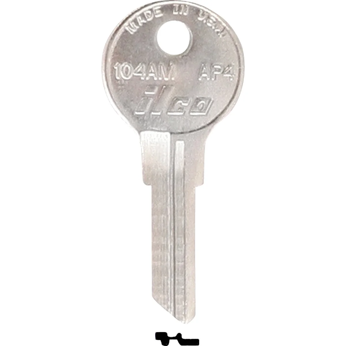 Exclusive ILCO APS Nickel Plated File Cabinet Key AP4 10-Pack Carefully Designed