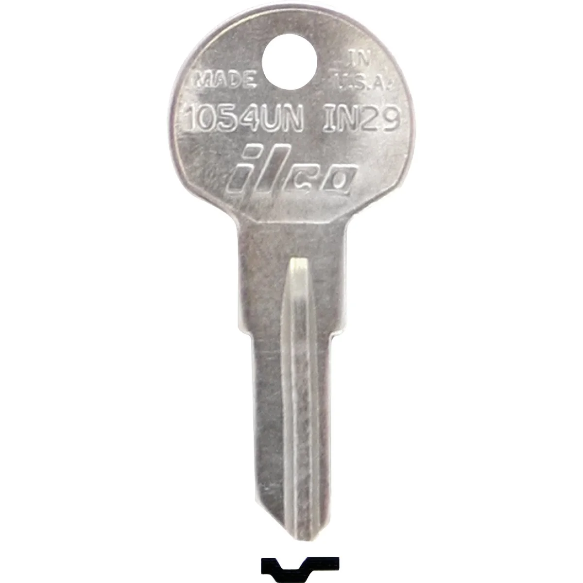 Fashionable ILCO Nickel Plated File Cabinet Key IN29 10-Pack Advanced