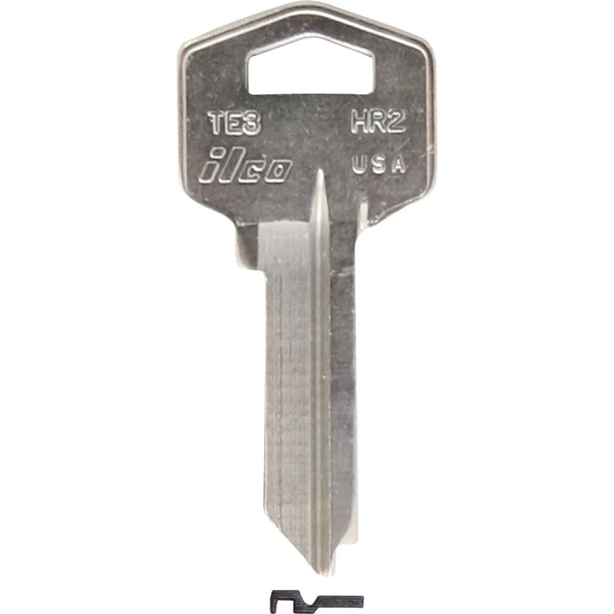 Organic ILCO Harloc Nickel Plated House Key HR2 10-Pack High-Performance