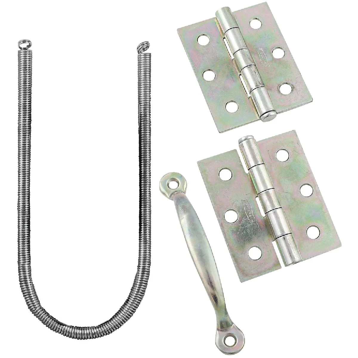 Solid National Zinc 2-Hinge Screen Door Kit Environmentally Friendly