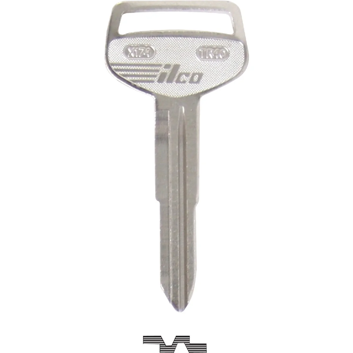 Quality ILCO Toyota Nickel Plated Automotive Key TR40 10-Pack Natural