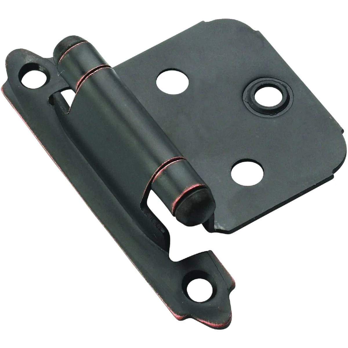 Luxury Amerock Functional Hardware Oil Rubbed Bronze Self-Closing Face Mount Variable Overlay Hinge 10-Pack Traditional