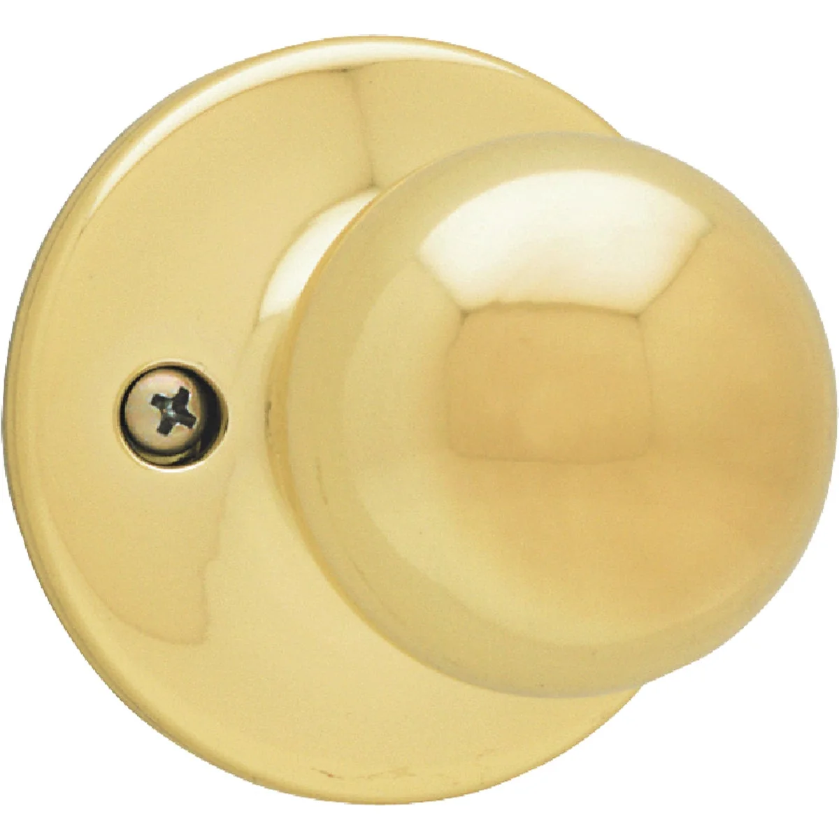 Prestigious Kwikset Polished Brass Polo Dummy Door Knob Carefully Designed