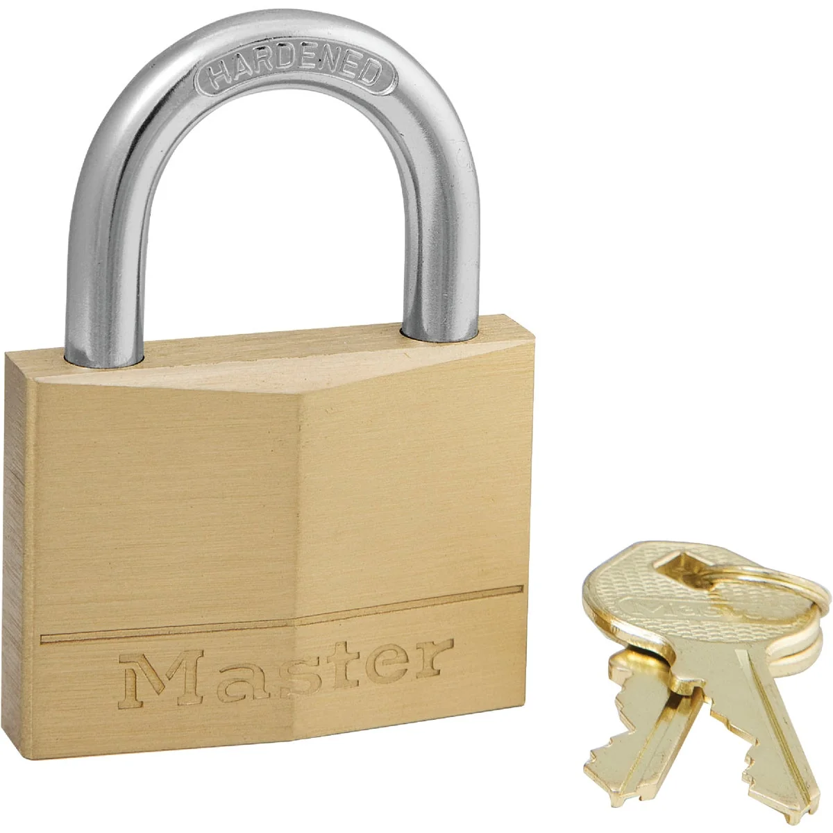 Exceptional Master Lock 2 In. W. 5-Pin Tumbler Brass Keyed Different Padlock Carefully Designed