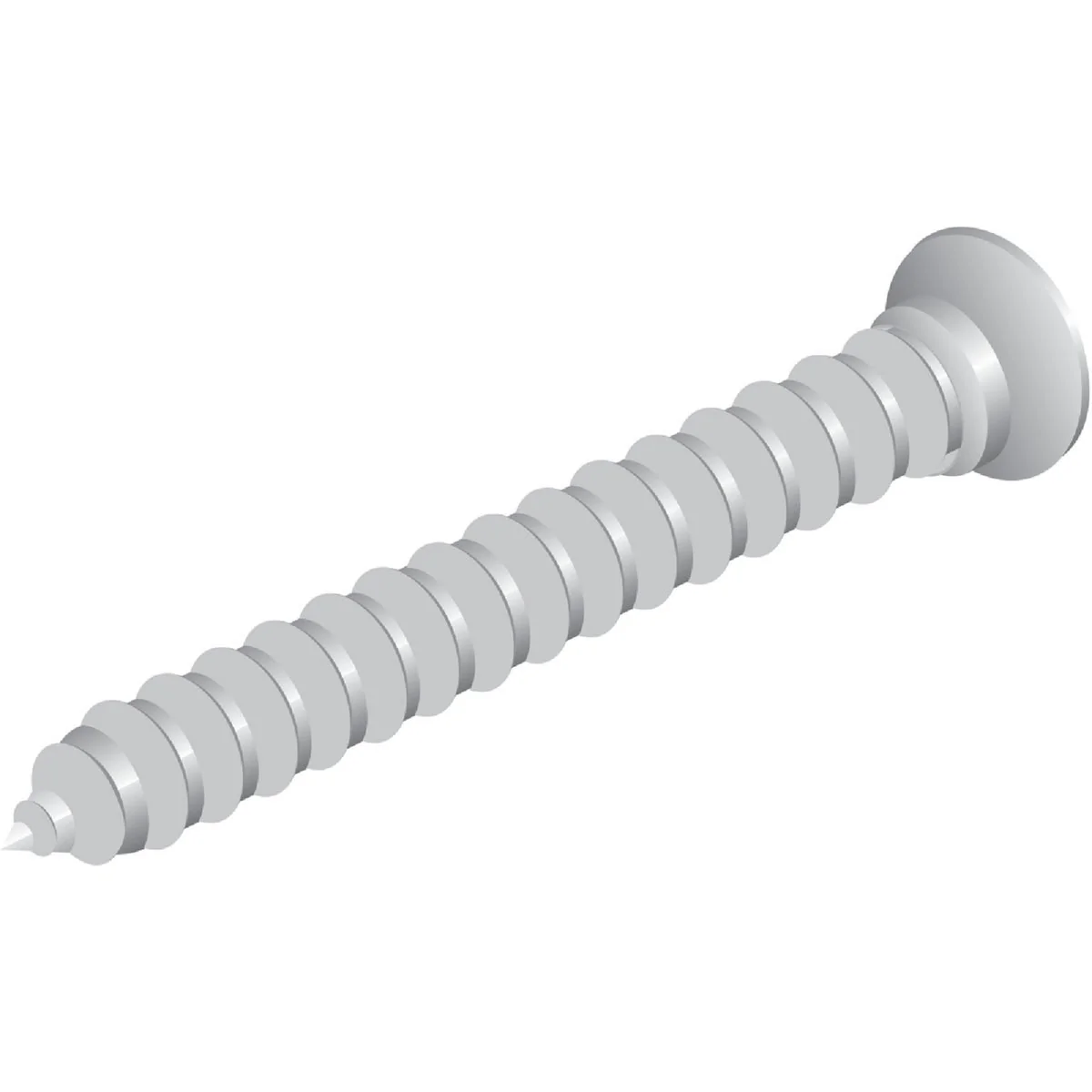 Natural Knape Vogt 1-1 2 In. Anochrome Standards Screw Anchor Set 6-Count Lightweight