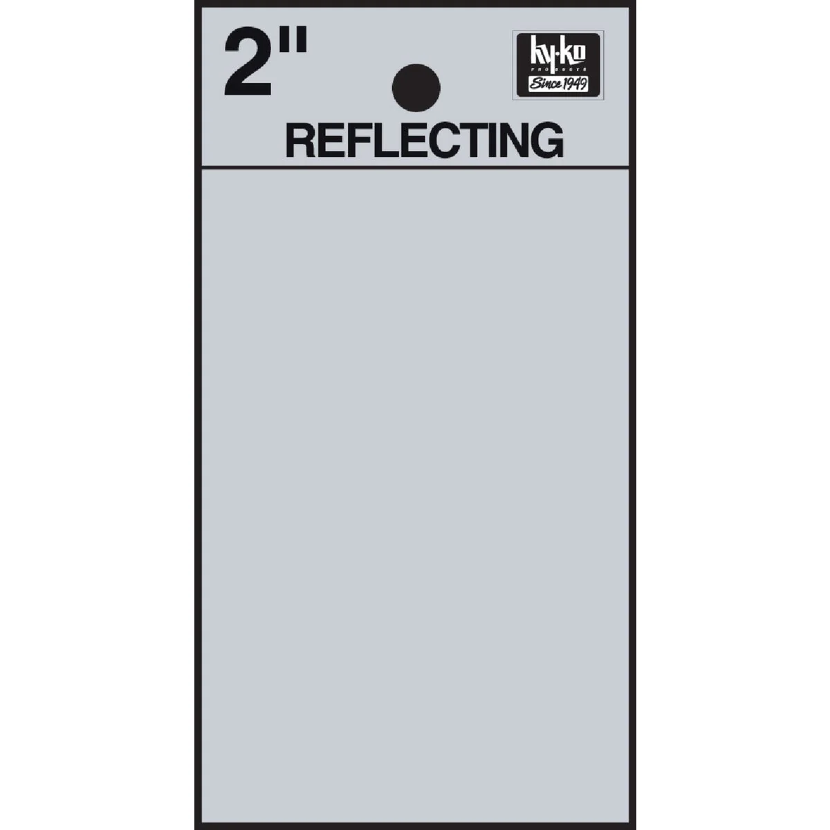 Original Design Hy-Ko 2 In. Vinyl Adhesive Symbol Blank Trendy