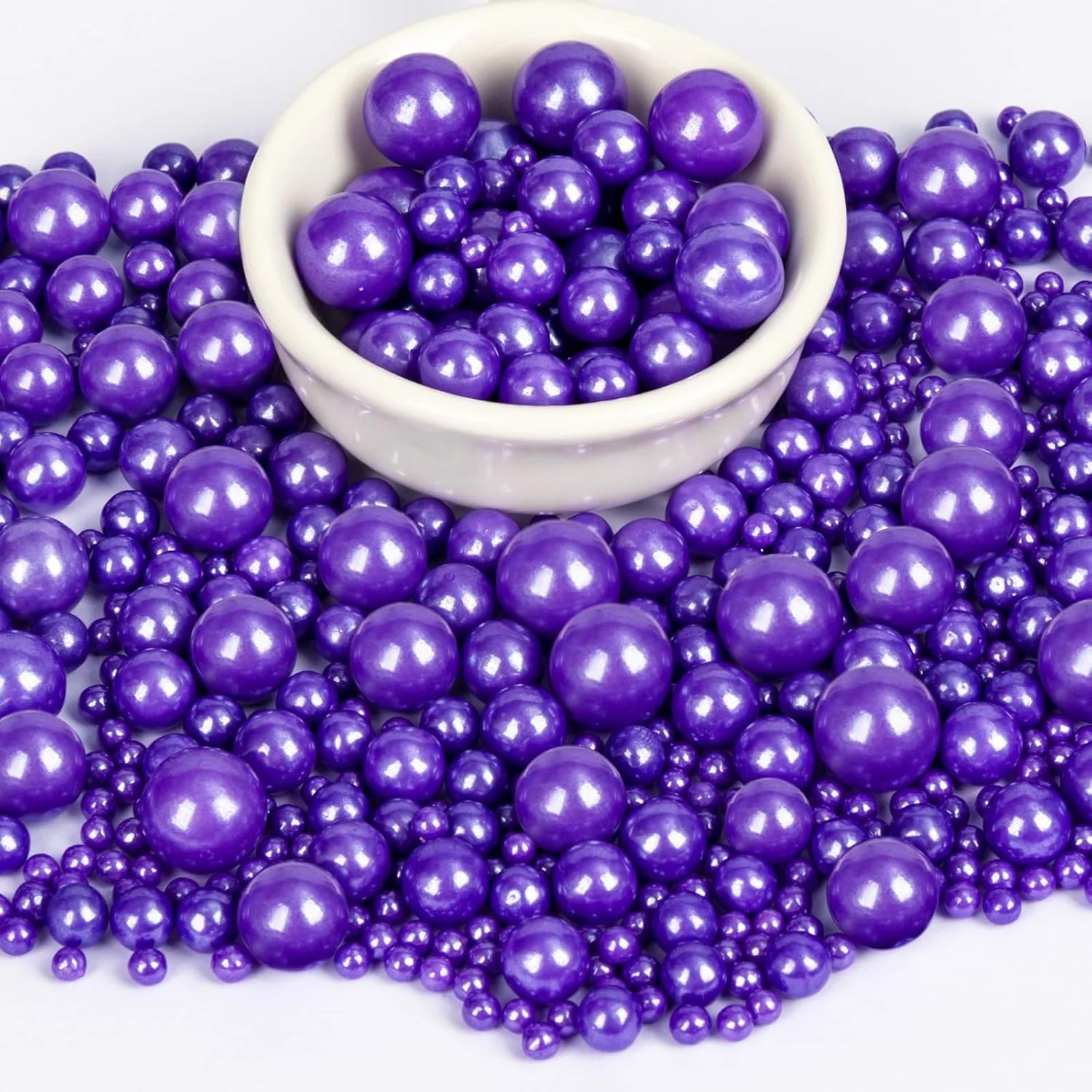 Practical Twisweet Purple Sprinkles 130g Edible Pearl Sprinkles for Cake Decorating Purple sugar pearls cake decorations amp cake toppers for cupcakes cookies ice cream weddings birthdays amp Halloween cakes Reliable