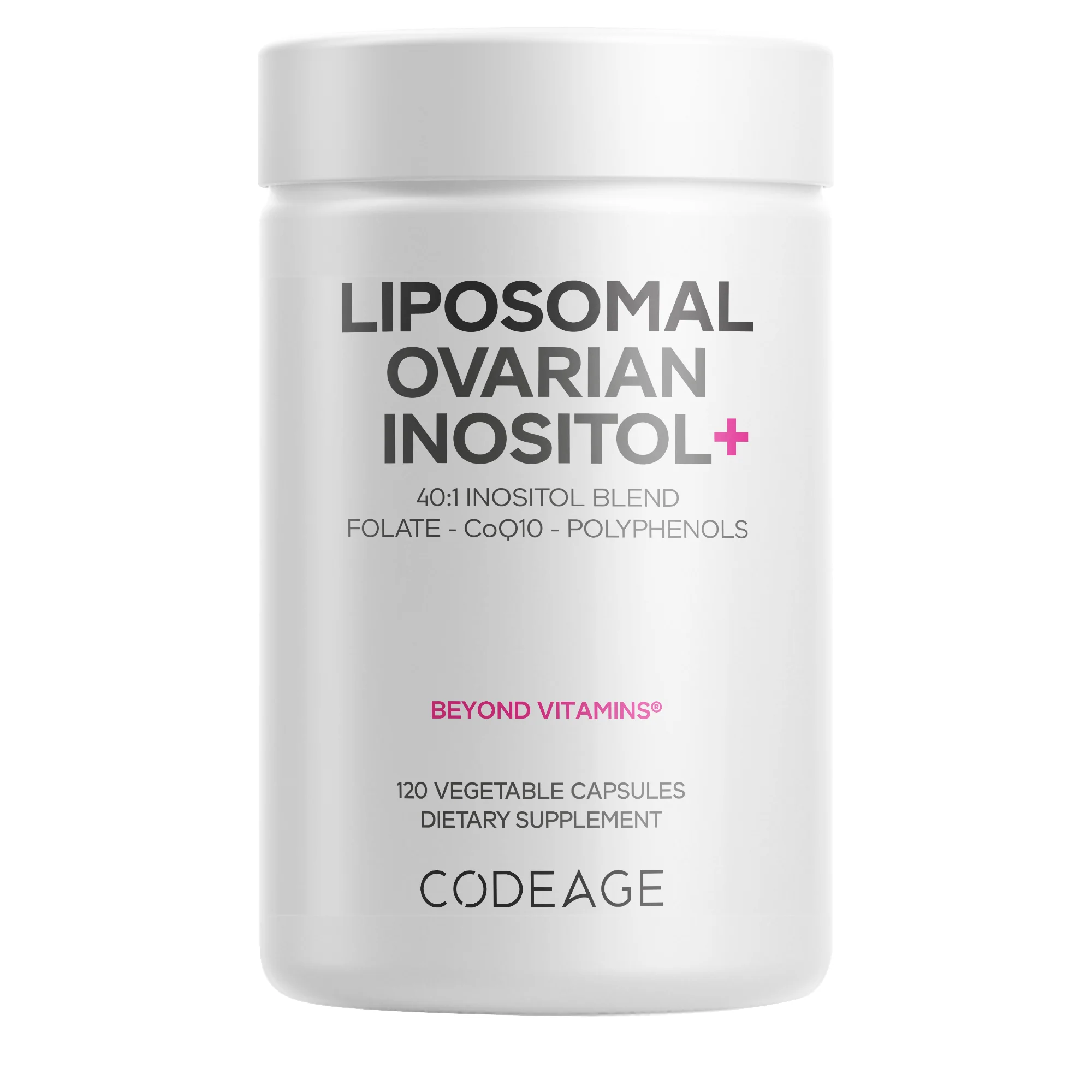 Powerful Codeage Liposomal Ovarian Inositol - Hormonal harmony Solid