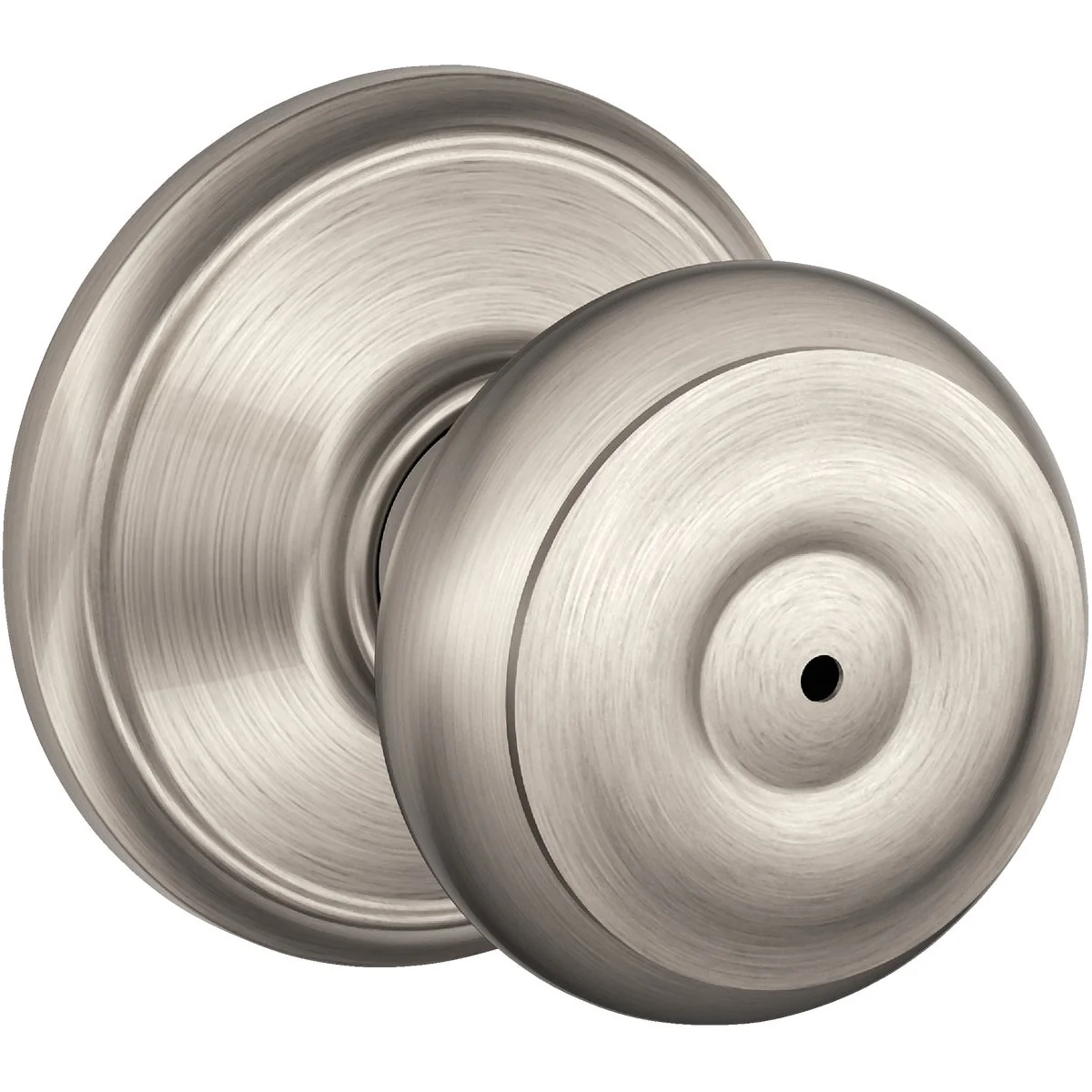 High-Grade Schlage Georgian Satin Nickel Bed Bath Door Knob Soft