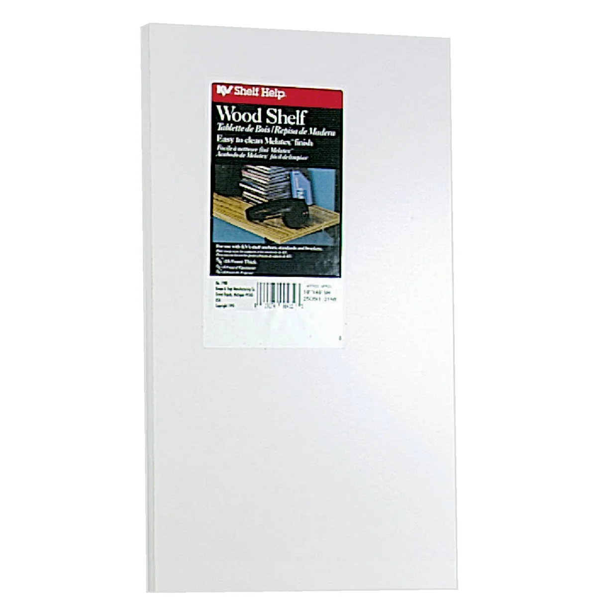 Fast Knape Vogt 10 In. x 48 In. White All-Purpose Shelf Traditional