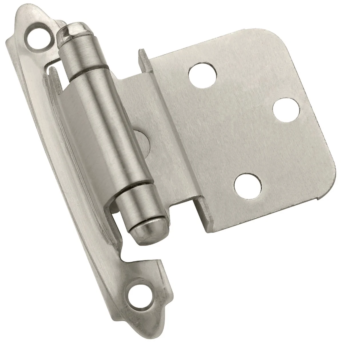 Comfortable Amerock Satin Nickel 3 8 In. Self-Closing Inset Hinge 2-Pack Smart