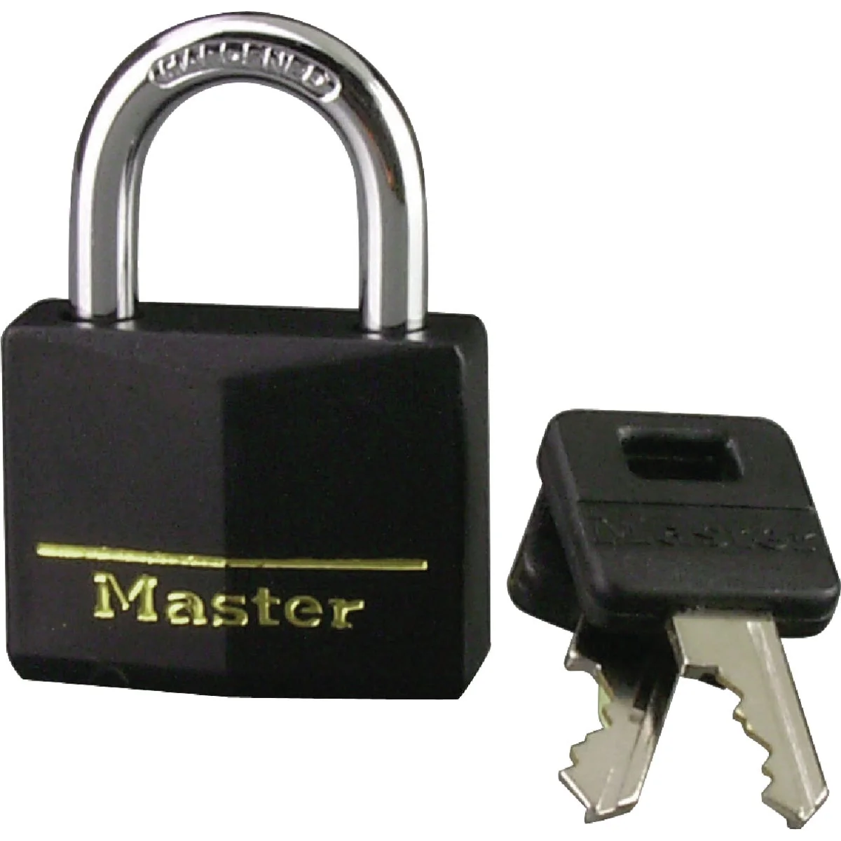 Exclusive Master Lock 1-9 16 In. Black Covered Keyed Different Padlock High-Performance