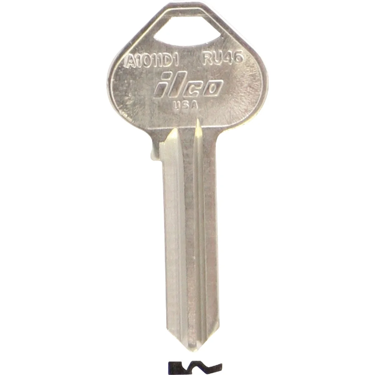 Elegant ILCO Russwin Nickel Plated File Cabinet Key RU46 10-Pack Consistent