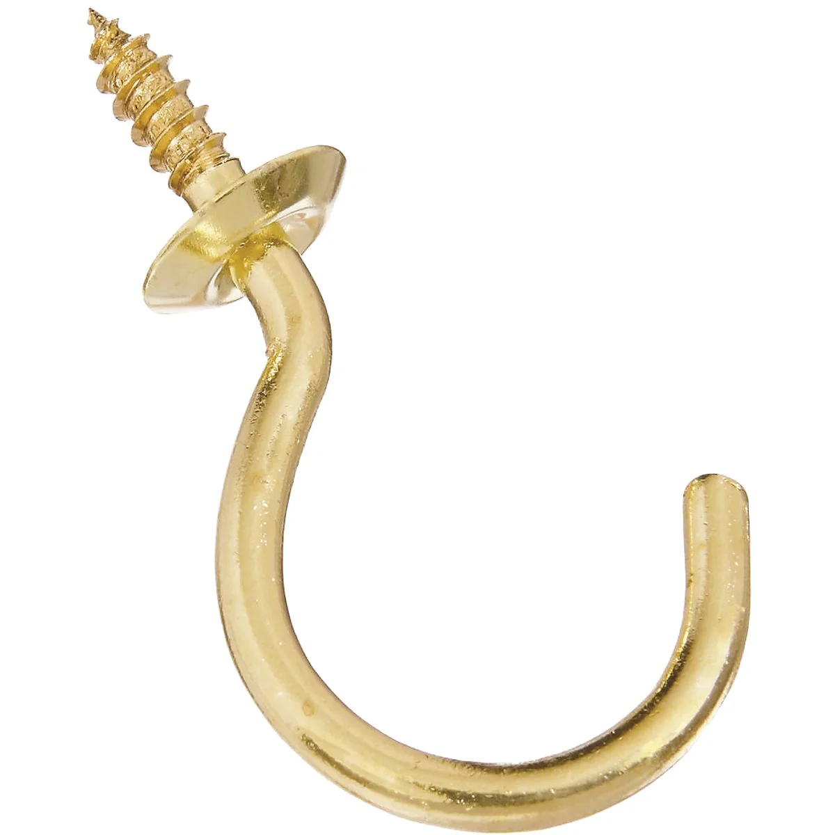 Smooth National V2021 1-1 2 In. Solid Brass Series Cup Hook 2 Count Excellent