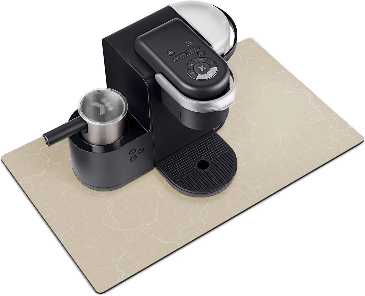 Fine Golener Coffee Bar Mat Under Coffee Maker Mat 23 x15 Coffee Tray Mat Under Coffee Machine Rubber Coffee Maker Mat Under Appliance Mats Durable