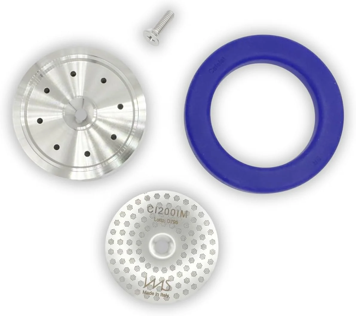 Sophisticated Stainless Steel Precision Kit Compatible with Dual Boiler Breville Sage. IMS Precision Screen Shower Holder Silicone Gasket. Fits Oracle Oracle Touch Dual Boiler. Doesn't fit JET or 54mm models Convenient