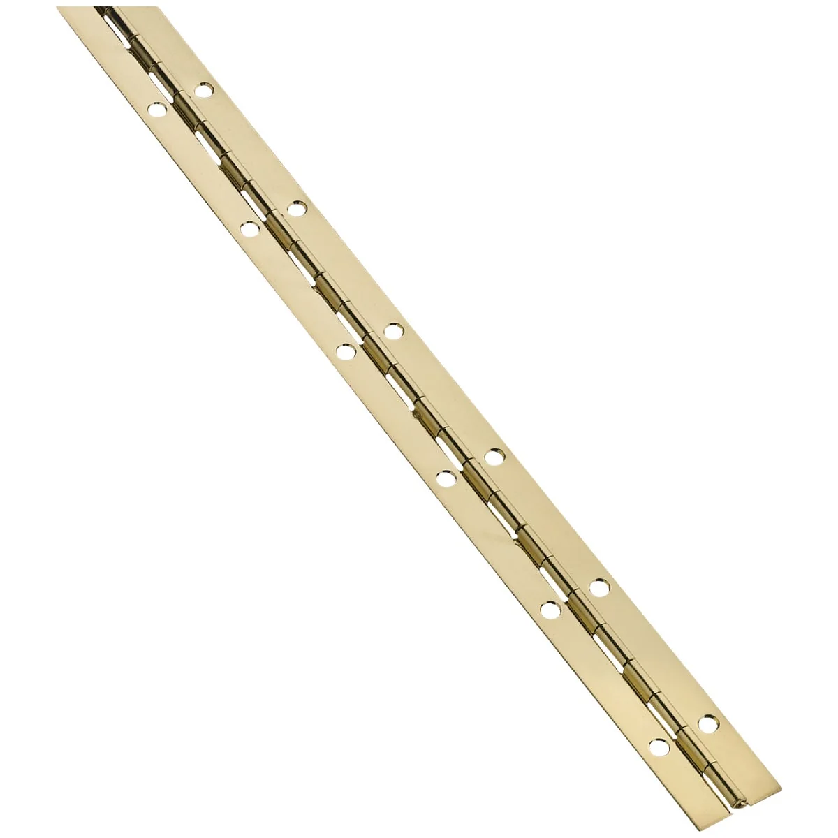 Practical National Steel 1-1 16 In. x 48 In. Bright Brass Continuous Hinge Versatile