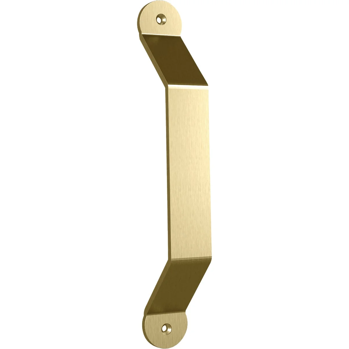Superior National V1000 10 In. Brushed Gold Charleston Interior Barn Door Pull Efficient