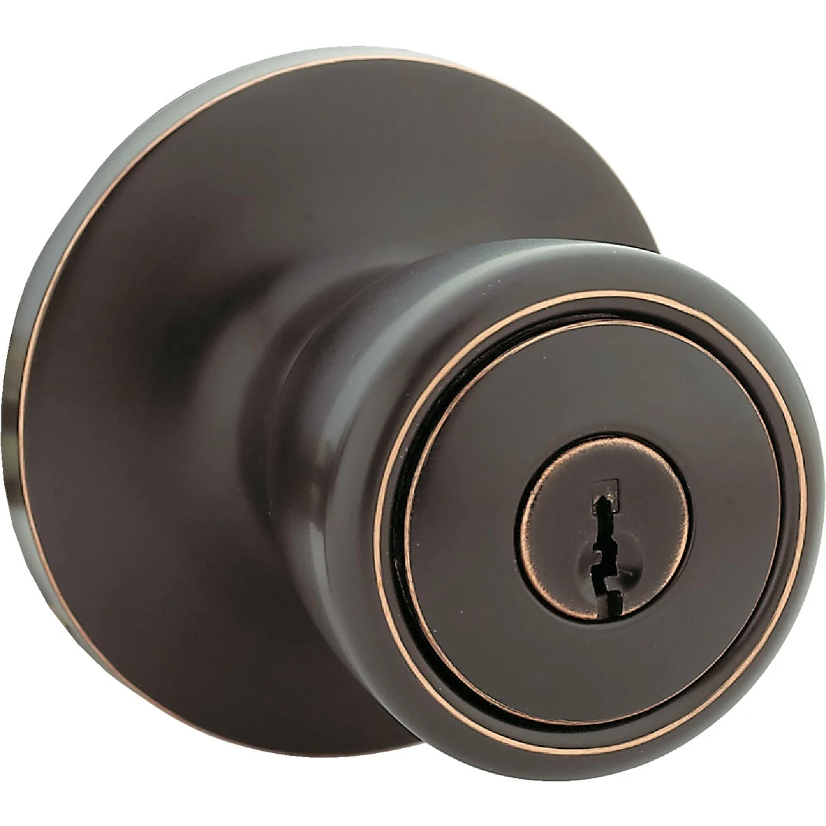 Convenient Steel Pro Oil Rubbed Bronze Entry Door Knob Minimalist