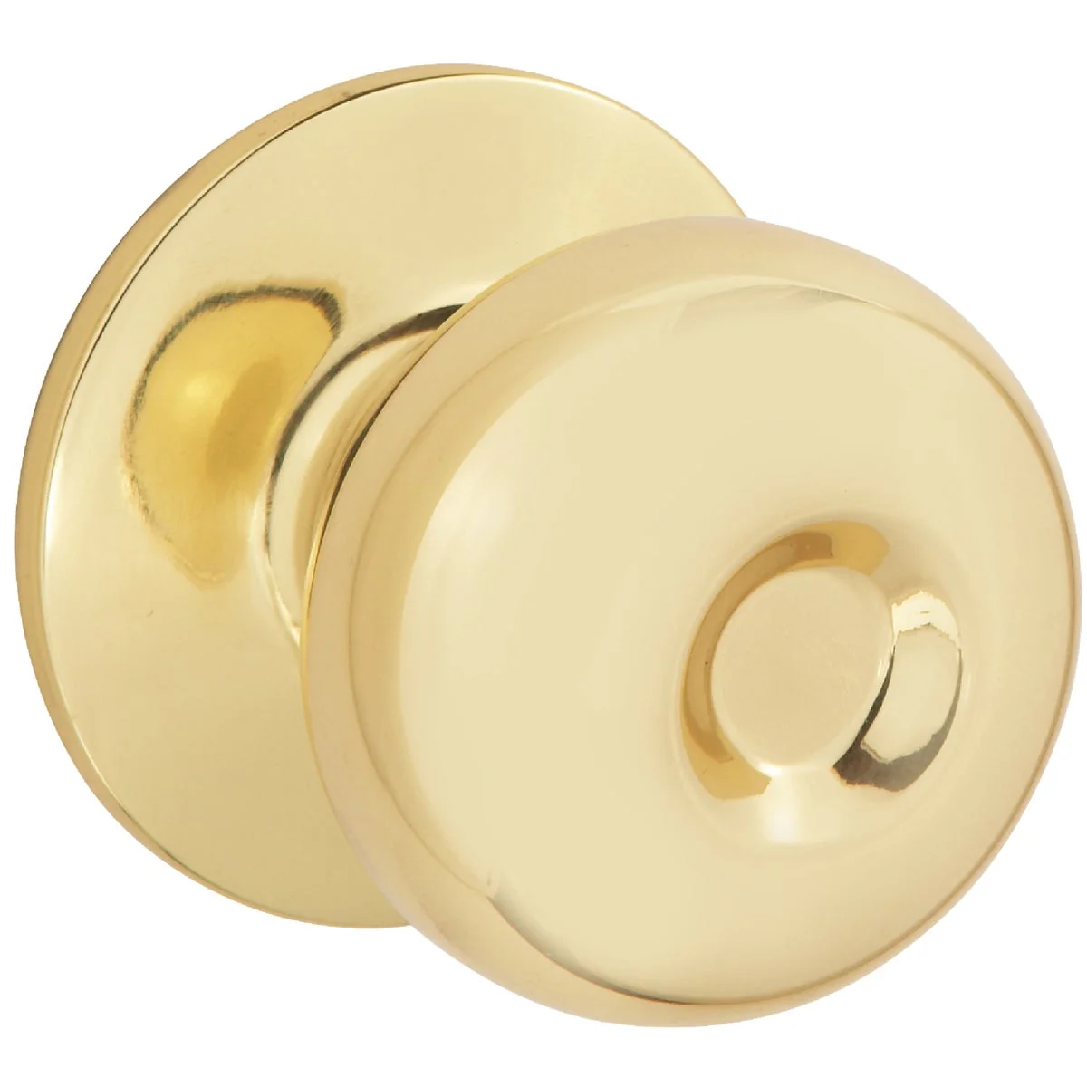 Practical Steel Pro Polished Brass Bed Bath Door Knob Original