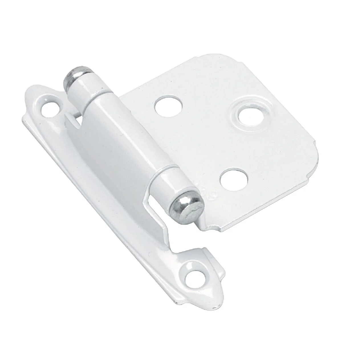 Next-Generation Amerock White Self-Closing Face Mount Variable Overlay Hinge 2-Pack Comfortable