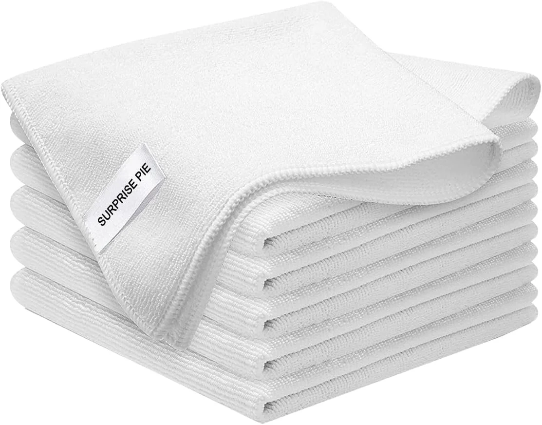 Elegant Microfiber Cleaning Cloths Ultra Absorbent Lint Towels for Kitchen Glass Countertops Stainless Steel Car Care amp Household Cleaning Reusable Washable Rags 12 x 12 6 Pack Sophisticated