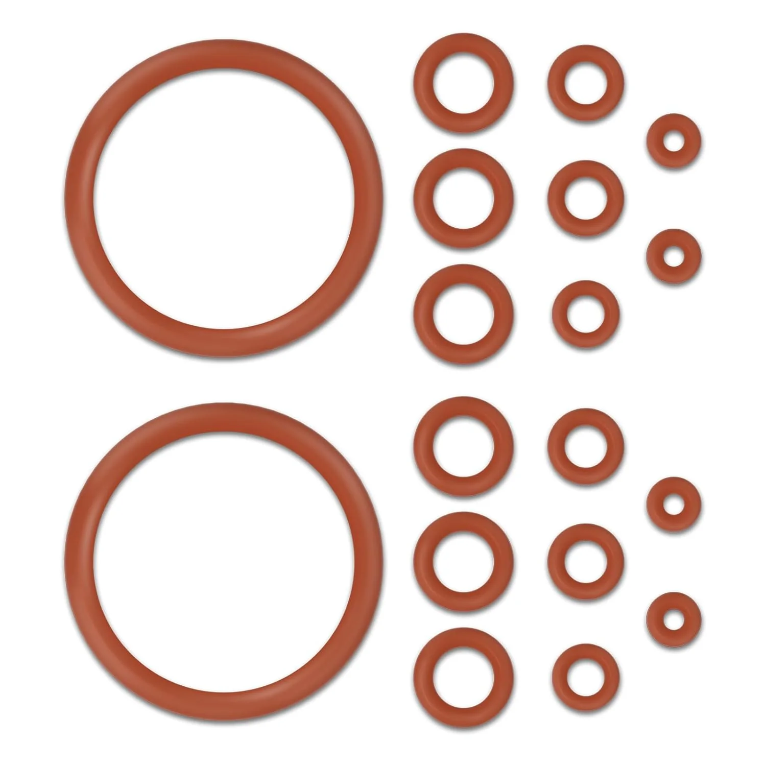 Classic 18 PCS Seal O-Ring Kit Gasket Seal Set Fit for Saeco Philips Gaggia Professional Coffee Machine O'Rings for Boiler Outlet Pin and Brew Unit Responsible