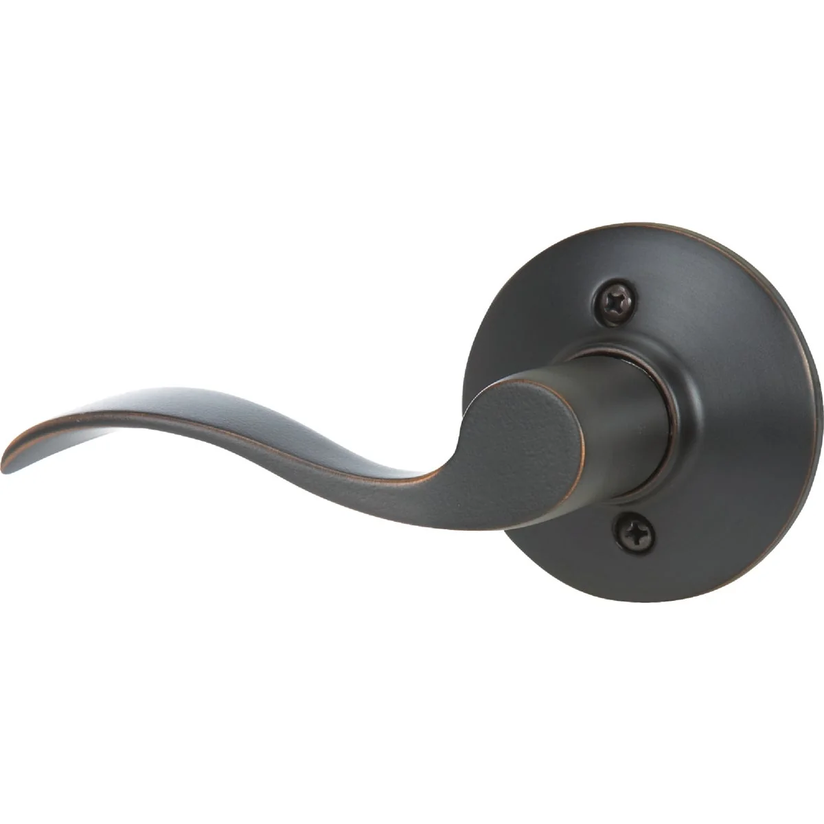 Genuine Schlage Aged Bronze Left-Hand Accent Dummy Door Lever Clean