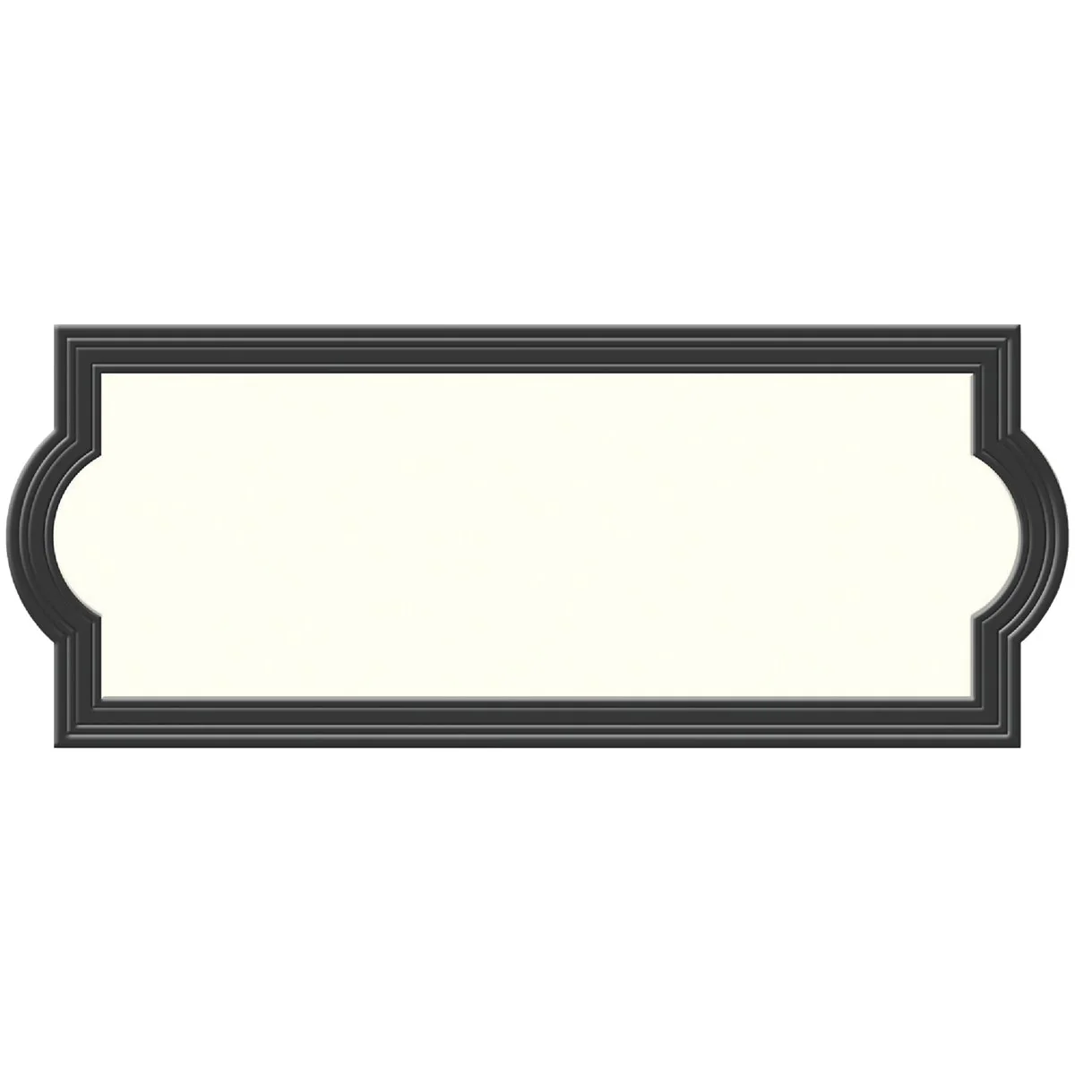 Crafted Hy-Ko Prestige Series Plastic Address Plate Traditional