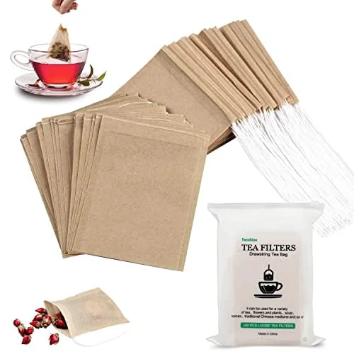 Next-Generation 300 Disposable Tea Bags for Loose Leaf Tea with Drawstring Versatile