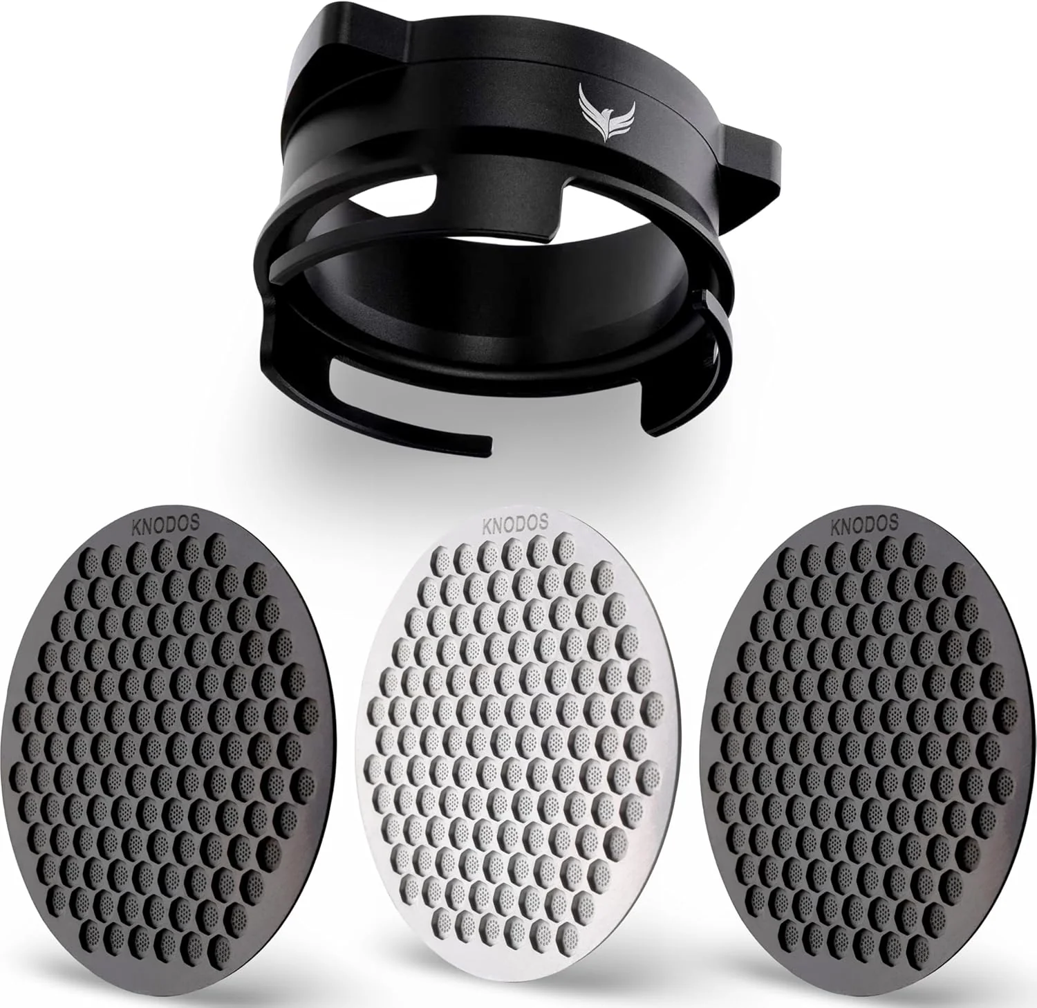 Superior 54mm Breville Portafilter Attachment Set Includes The Dosing Funnel and 3pcs Puck Screen Complete Espresso Tool Kit Fine