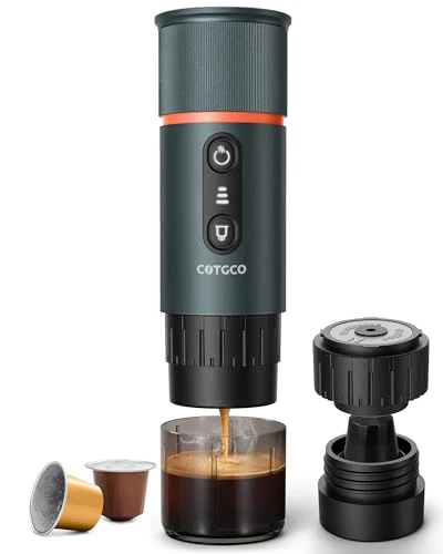 Enhanced Portable Espresso Maker 20 Bar Self‑Heating Auto Modern