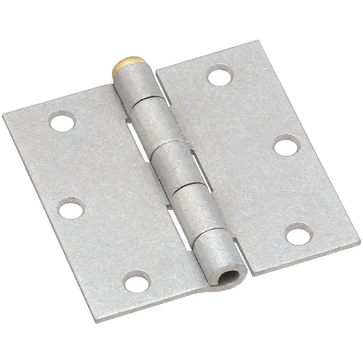Reliable National 3-1 2 In. Square Galvanized Steel Broad Door Hinge 2-Pack Modern