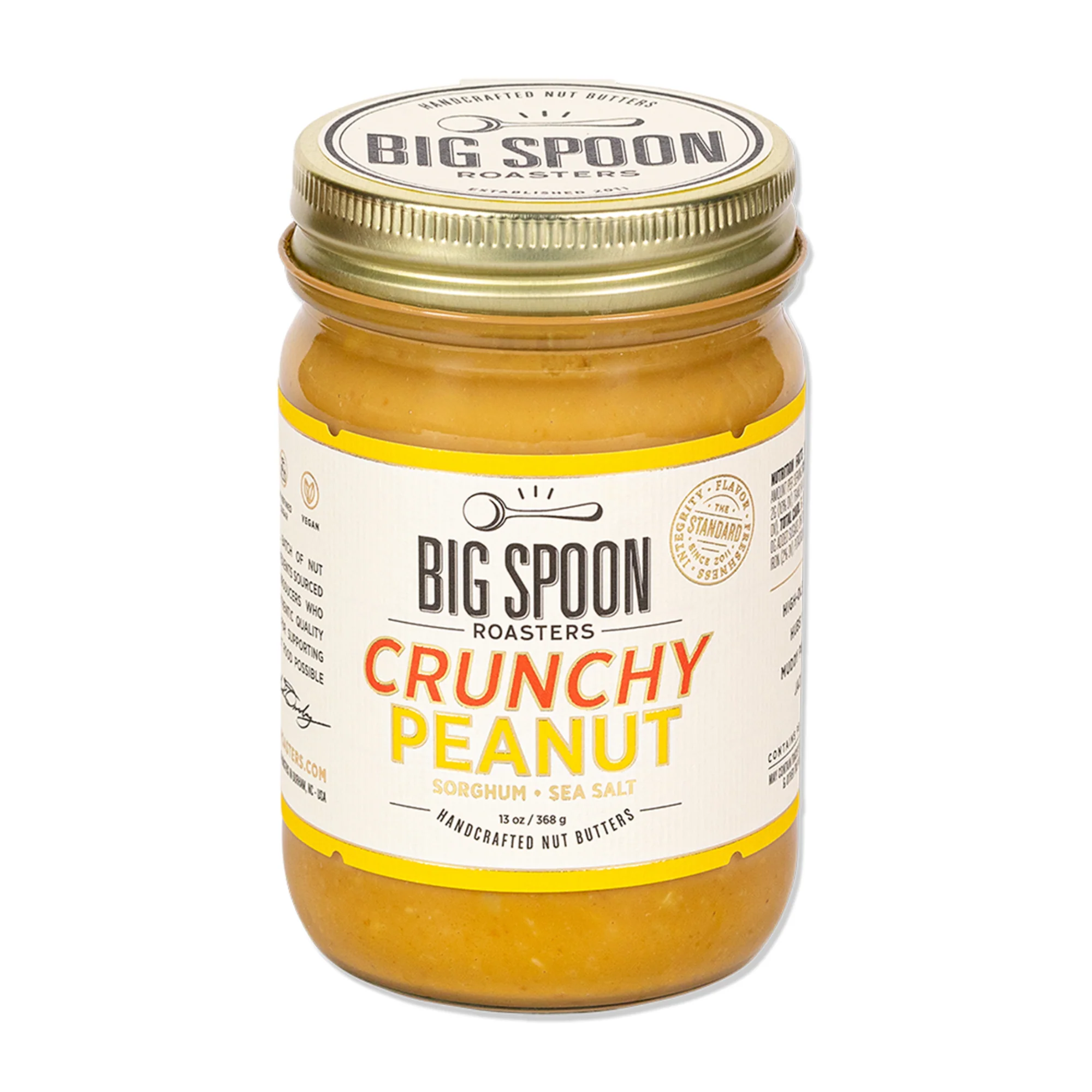 Unique Big Spoon Roasters Crunchy Peanut Butter Natural