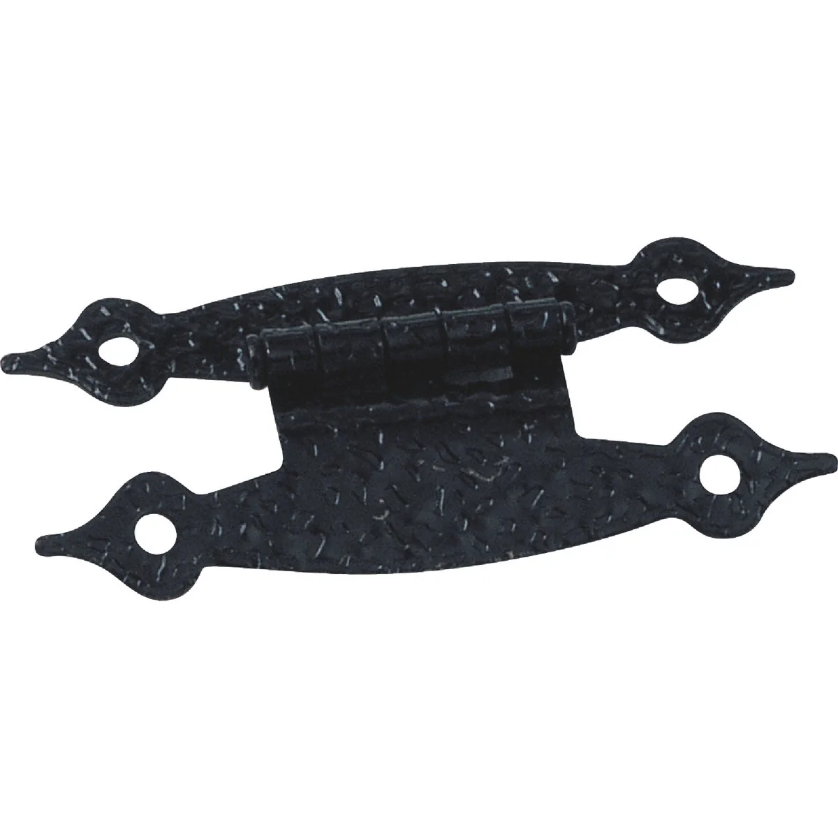 Luxury Laurey Colonial Black 1-1 4 In. Flush H-Type Hinge 2-Pack Lightweight