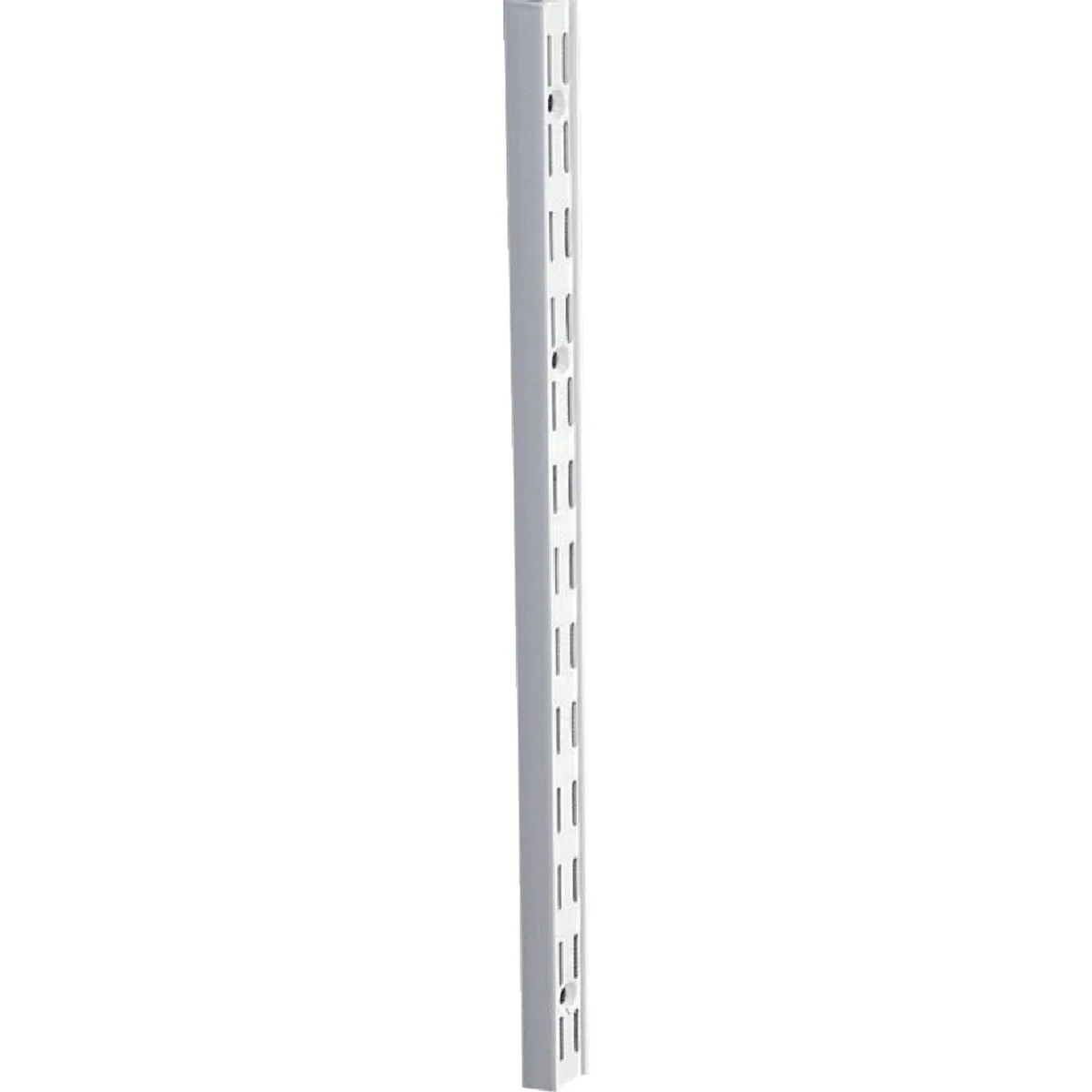 Healthy Knape Vogt 82 Series 48 In. White Steel Heavy-Duty Double-Slot Shelf Standard Original Design