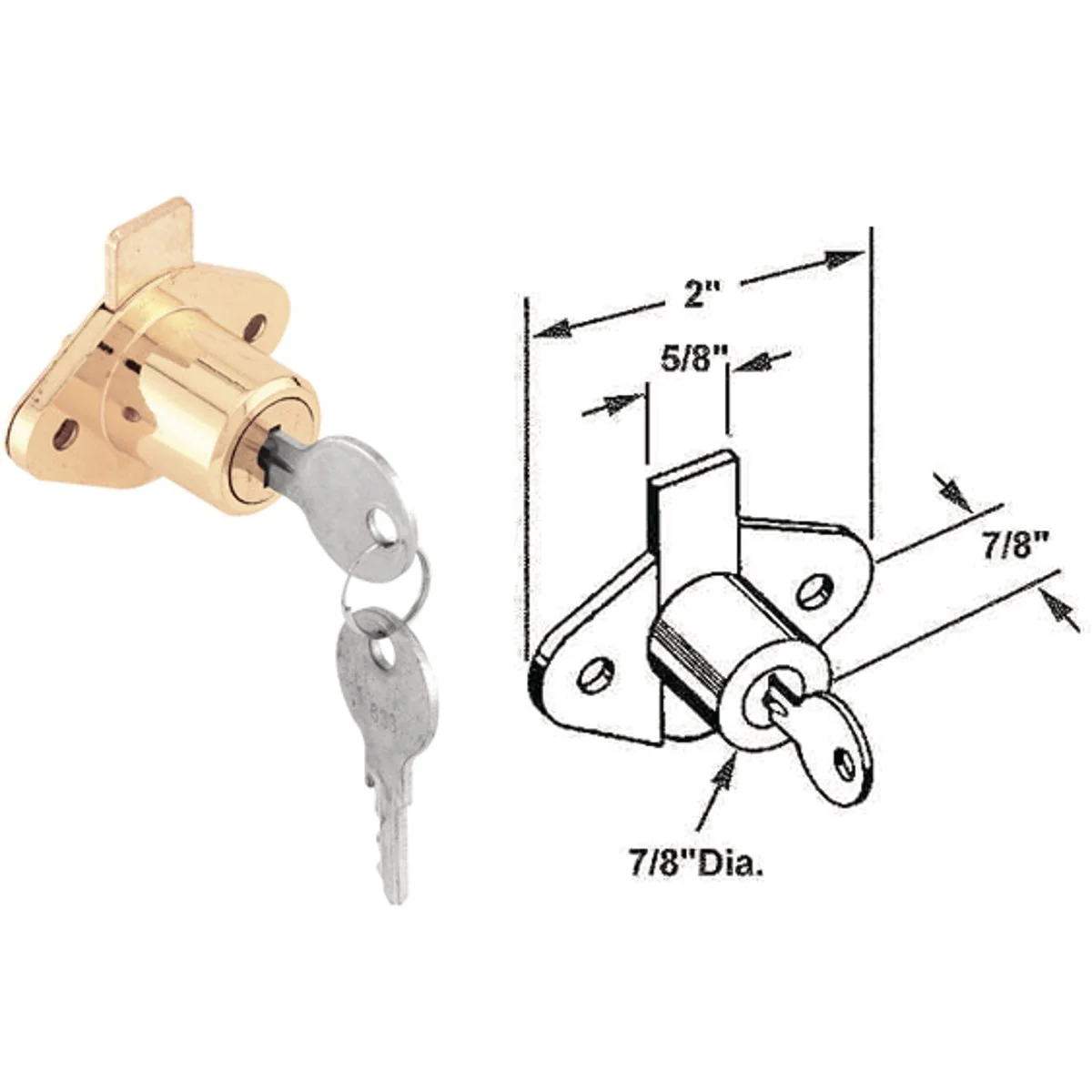Outstanding Defender Security Drawer Cabinet Lock - Keyed Different Smart