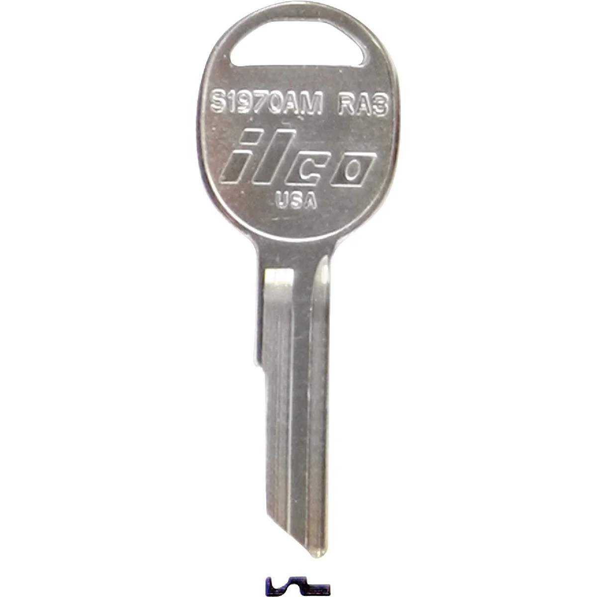 Genuine ILCO AMC Nickel Plated Automotive Key RA3 10-Pack Next-Generation