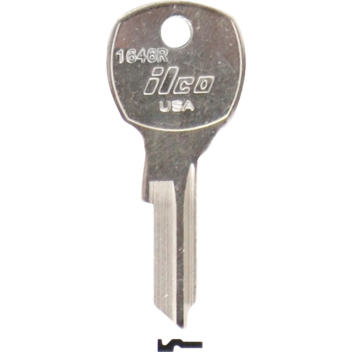Functional ILCO National Nickel Plated Mailbox Key 10-Pack Classic
