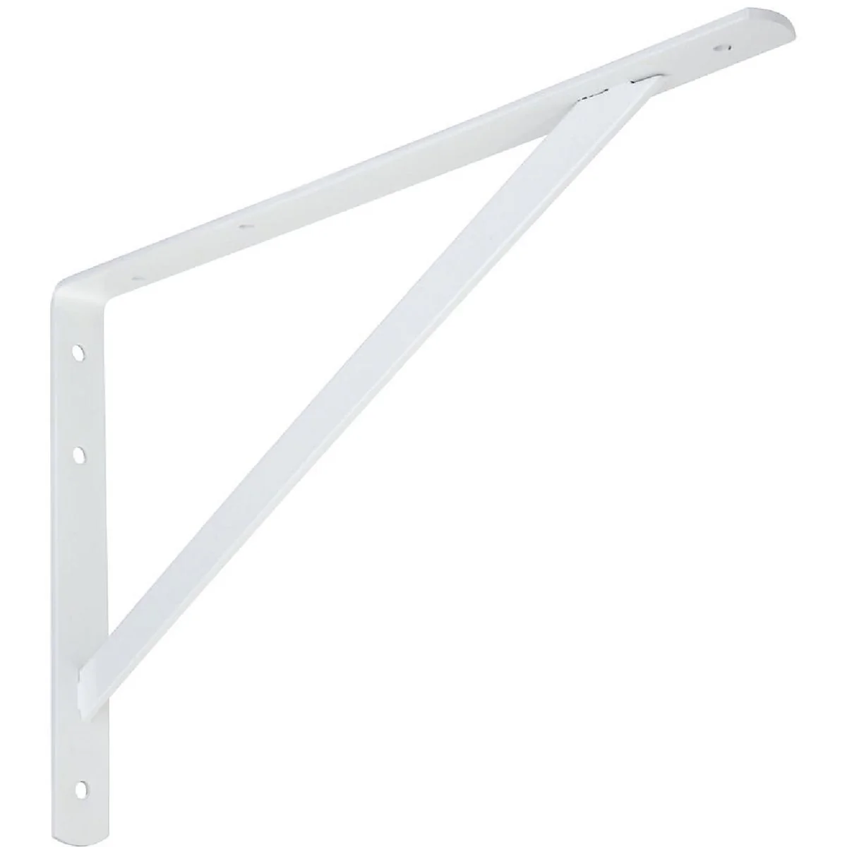 Versatile National 111 16 In. White Steel Super Strength Shelf Bracket Practical