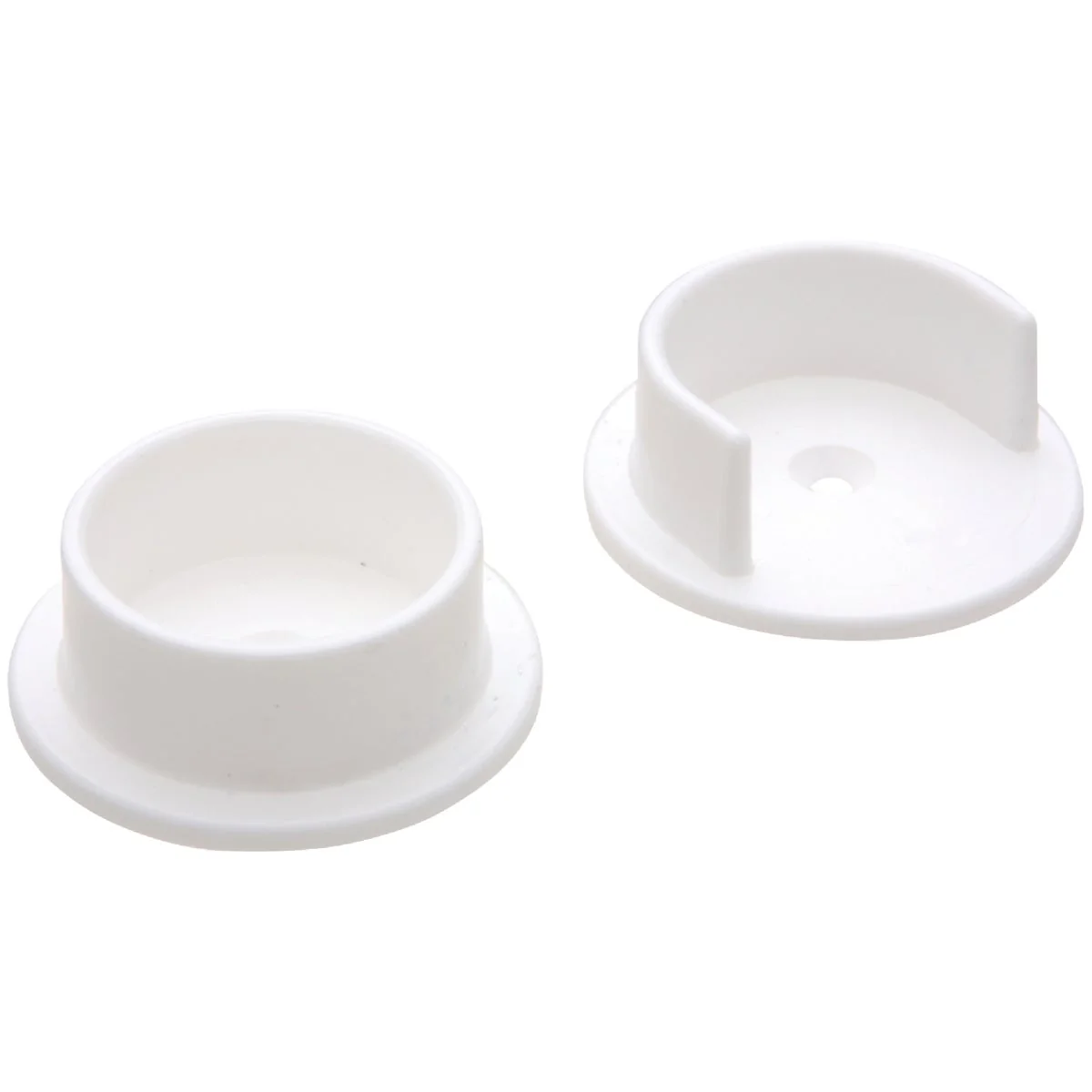 Carefully Designed National 1-3 8 In. Plastic Closet Rod Socket White 2 Per Bag Verified