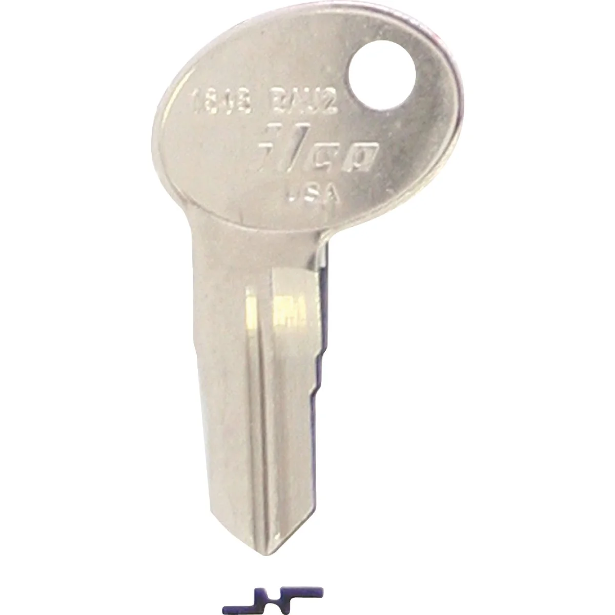 Fine ILCO Bauer Nickel Plated File Cabinet Key BAU2 10-Pack Certified