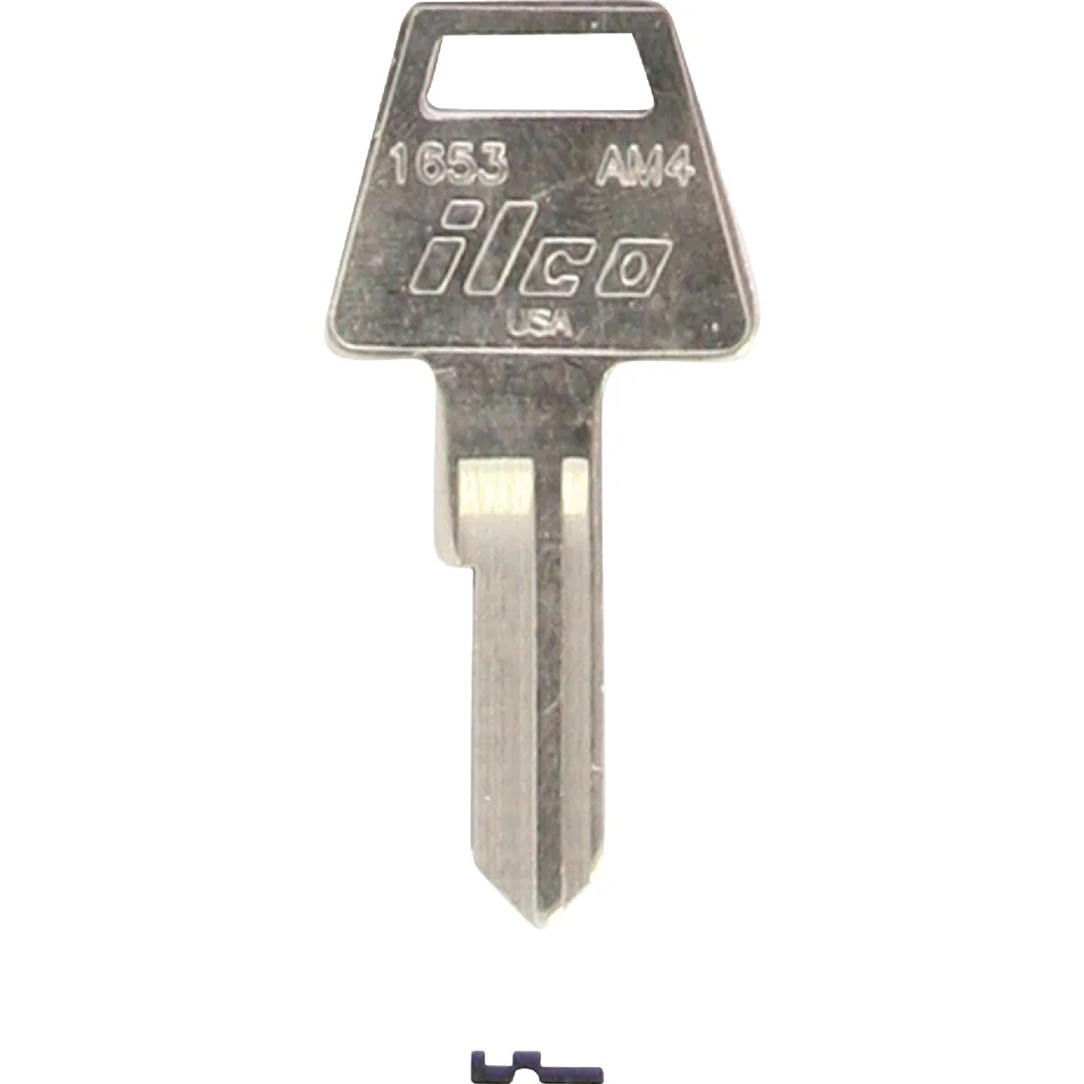 Organic ILCO American Nickel Plated House Key AM4 10-Pack Secure