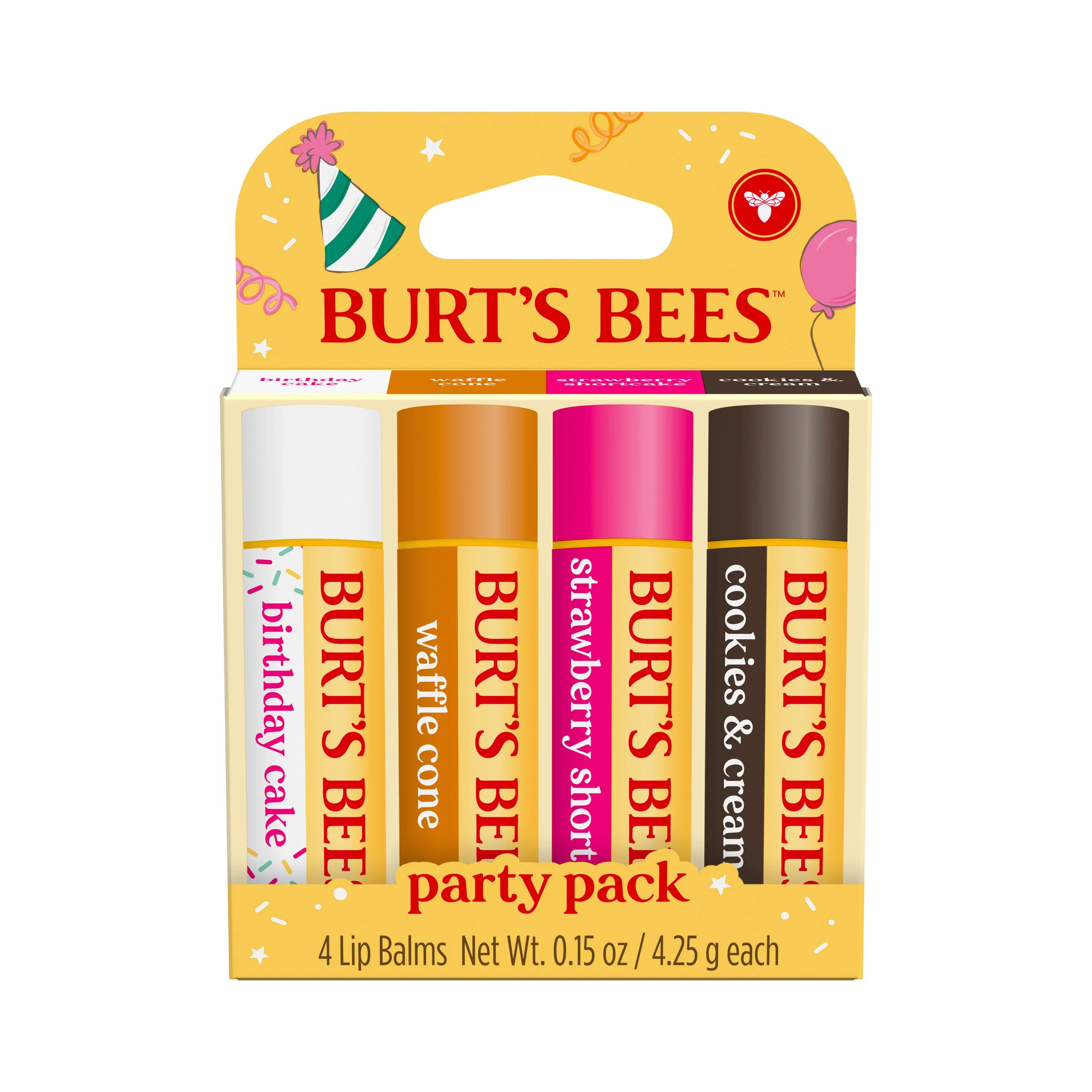 Consistent Burt's Bees Lip Balm Party Pack Solid