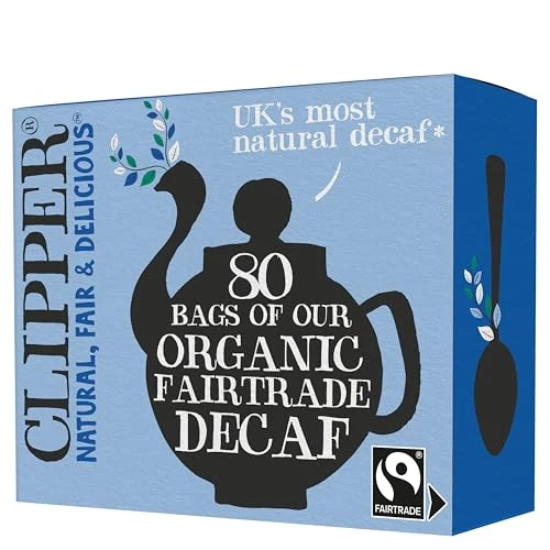 Versatile Clipper Organic Decaf Fairtrade Black Tea 80 Count Solid