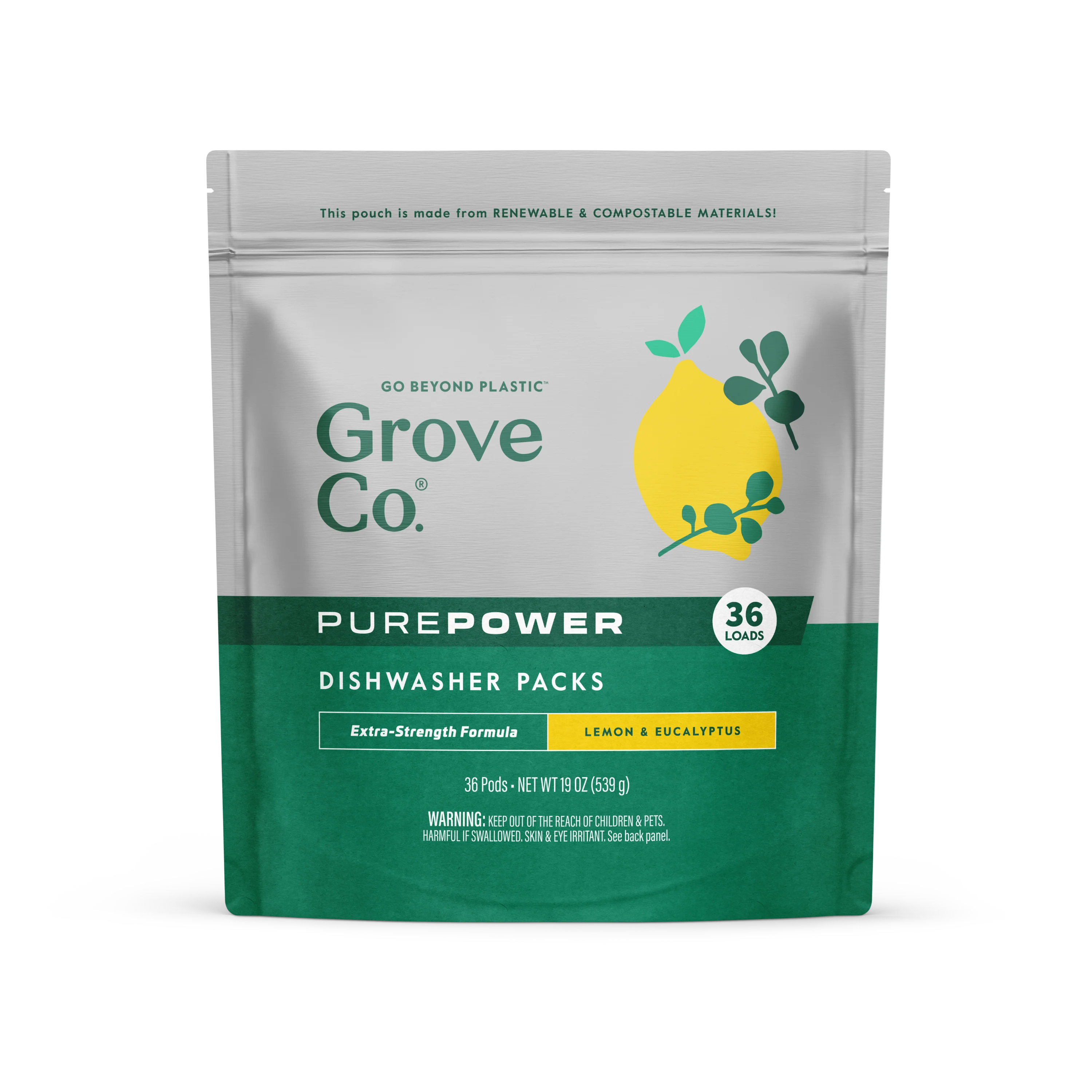 Minimalist Grove Co. Pure Power Dishwasher Detergent Packs Effective
