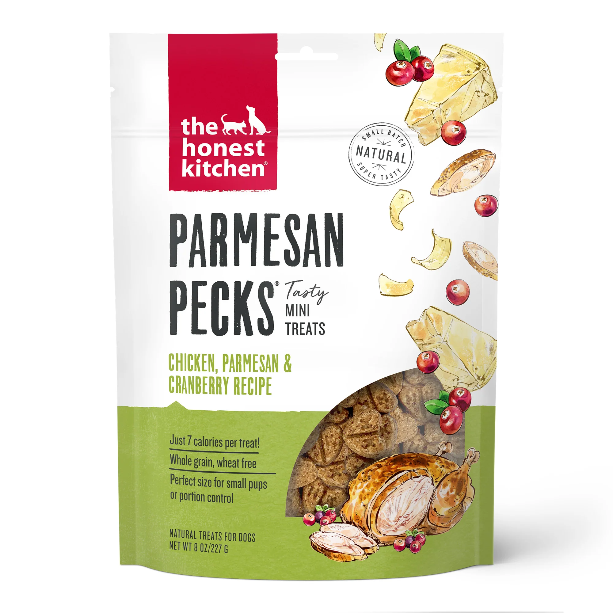 Outstanding The Honest Kitchen Dog Treat Parmesan Pecks Chicken Cranberry Elegant
