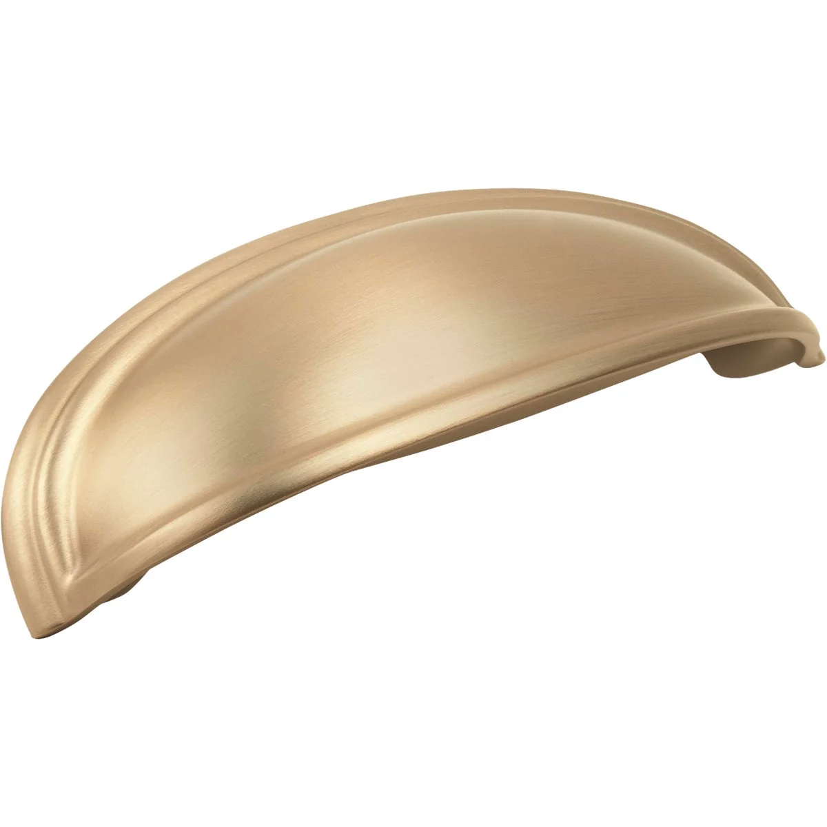 Next-Generation Amerock Ashby 4 In. 3 In. Golden Champagne Center-to-Center Cup Pull Long-Lasting