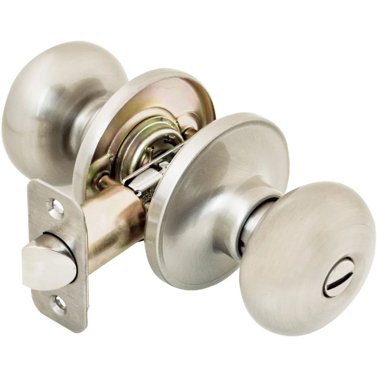 High-End Dexter Satin Nickel Bed Bath Door Knob Breathable