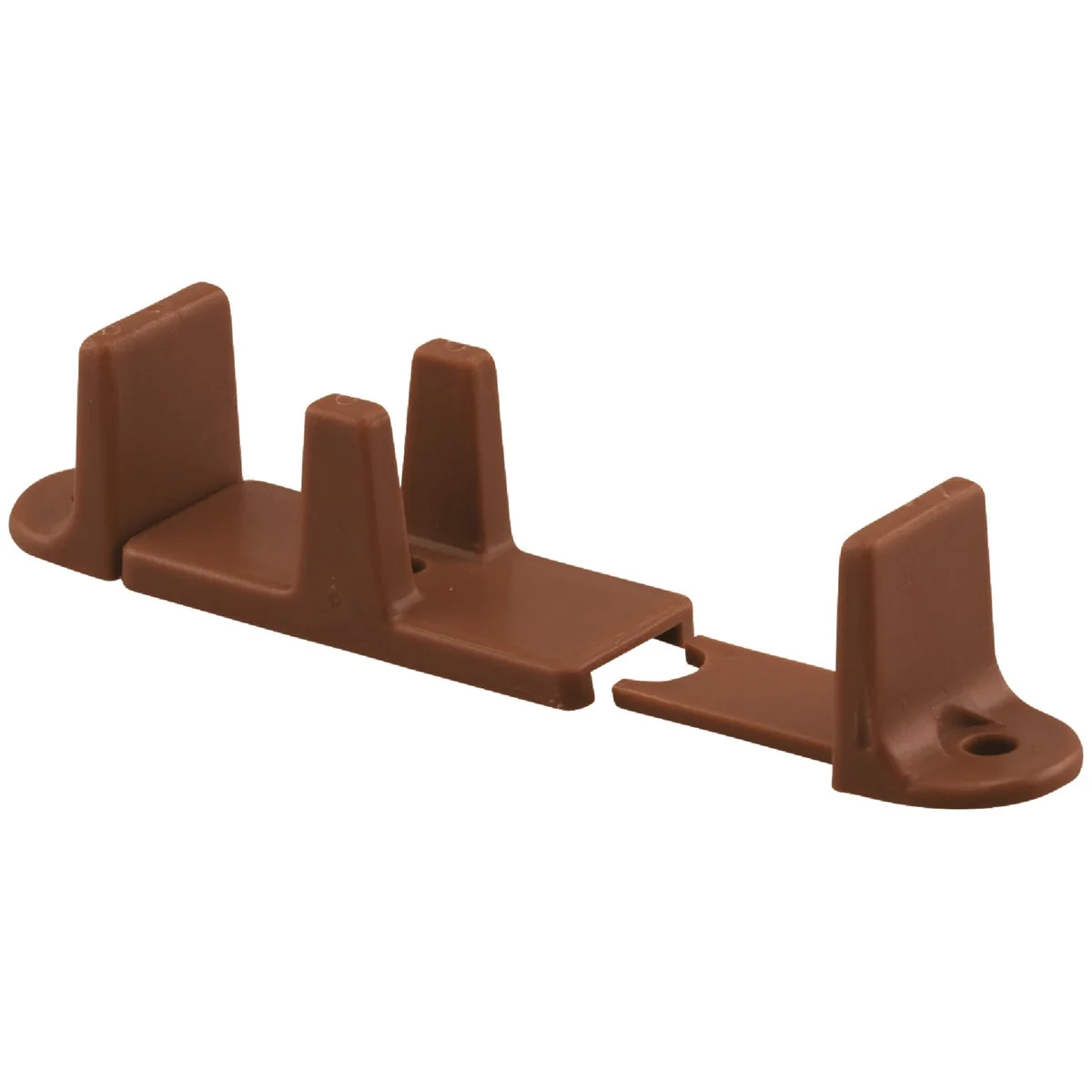 Advanced Prime-Line 1 In. H. Brown Closet Door Adjustable Floor Guide 2-Pack Luxury